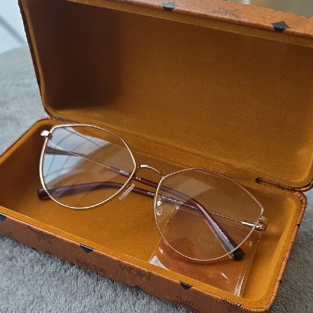 MCM Women's Glasses in Gold and Brown - Picture 5 of 6